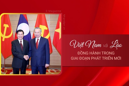Việt Nam và Lào đồng hành trong giai đoạn phát triển mới