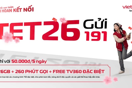 Viettel phủ sóng 5G toàn quốc, tung gói TET26 giúp người dân đón Tết vẹn toàn- hân hoan kết nối