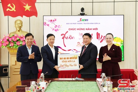 Đồng chí Phó Bí thư Thường trực Tỉnh ủy thăm, chúc Tết Báo và Phát thanh, truyền hình Sơn La