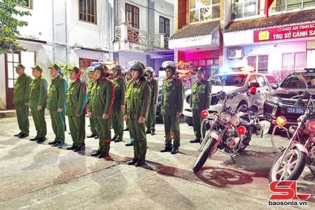 Công an Sơn La bảo đảm vững chắc an ninh trật tự trong ngày Tết