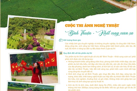 Cuộc thi ảnh nghệ thuật "Bình Thuận - Khát vọng vươn xa"