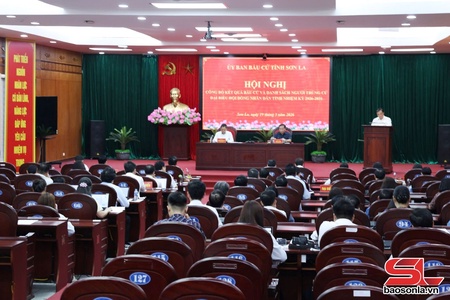 Công bố kết quả và danh sách 55 đại biểu trúng cử đại biểu HĐND tỉnh Sơn La khóa XVI, nhiệm kỳ 2026 - 2031