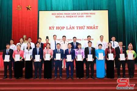 Kỳ họp lần thứ nhất HĐND xã Quỳnh Nhai nhiệm kỳ 2026–2031