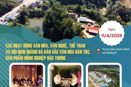 Các hoạt động văn hóa, văn nghệ, thể thao và Hội nghị quảng bá bản sắc văn hóa dân tộc, sản phẩm nông nghiệp đặc trưng xã Mường É