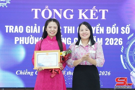 Tổng kết trao giải cuộc thi chuyển đổi số phường Chiềng Cơi năm 2026