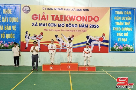 Giải Taekwondo xã Mai Sơn mở rộng năm 2026