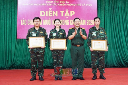 Diễn tập tác chiến xã Muổi Nọi trong khu vực phòng thủ năm 2026