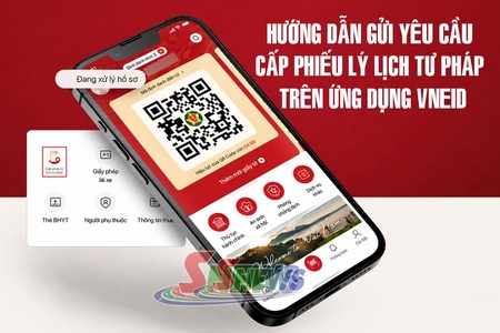 Hướng dẫn gửi yêu cầu cấp phiếu lý lịch tư pháp trên ứng dụng VNEID