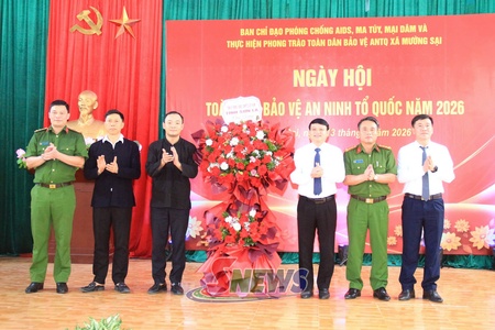 Ngày hội Toàn dân bảo vệ an ninh Tổ quốc tại xã Mường Sại
