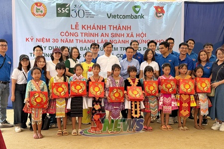 Khánh thành nhà bán trú điểm trường bản Po Mậu
