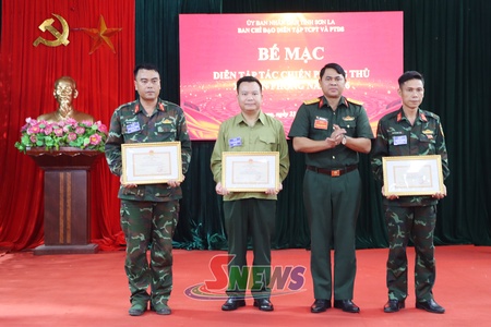 Diễn tập tác chiến phòng thủ xã Tân Phong năm 2026