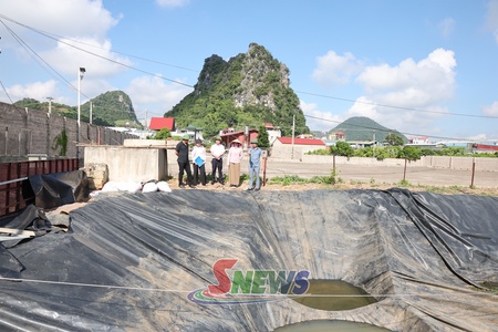 Chiềng Mung kiểm soát nguồn thải từ sơ chế cà phê