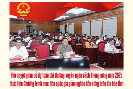 Phê duyệt phân bổ dự toán chi thường xuyên ngân sách Trung ương năm 2025 thực hiện Chương trình mục tiêu quốc gia giảm nghèo bền vững trên địa bàn tỉnh