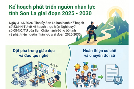 Kế hoạch phát triển nguồn nhân lực tỉnh Sơn La giai đoạn 2025 - 2030