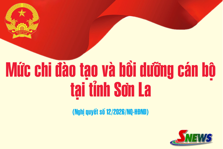 Mức chi đào tạo và bồi dưỡng cán bộ tại tỉnh Sơn La