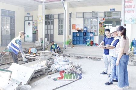 Chiềng Sinh chuẩn bị cơ sở vật chất trước thềm năm học mới