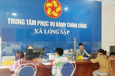 Cải cách hành chính ở xã Lóng Sập