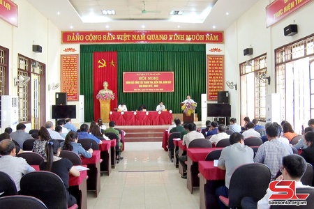 Huyện ủy Mai Sơn chú trọng lãnh đạo kiểm tra, giám sát