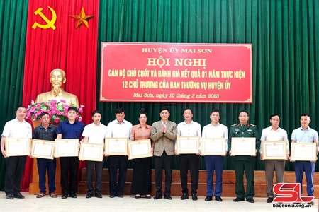  Đánh giá 12 chủ trương của Ban Thường vụ Huyện ủy Mai Sơn.