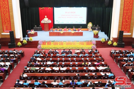 Đại hội Công đoàn tỉnh Sơn La lần thứ XV, nhiệm kỳ 2023-2028