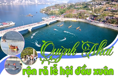Quỳnh Nhai rộn rã lễ hội đầu xuân