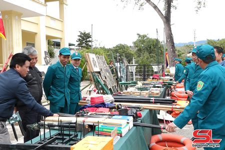 Yên Châu ra quân huấn luyện năm 2024