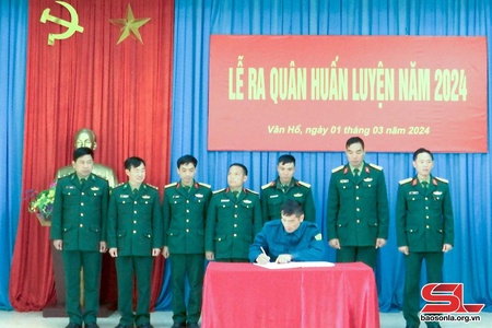  Vân Hồ ra quân huấn luyện năm 2024