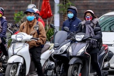 Ngày 9/3, Bắc Bộ mưa rét, Nam Bộ nắng nóng, có nơi 37 độ C
