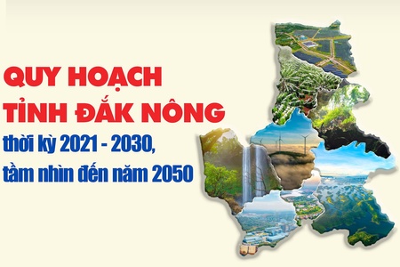 Quy hoạch tỉnh Đắk Nông thời kỳ 2021-2030, tầm nhìn đến năm 2050