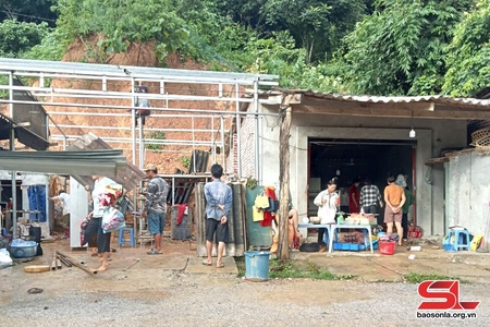 Mưa lớn tiếp tục gây thiệt hại tài sản tại huyện Quỳnh Nhai