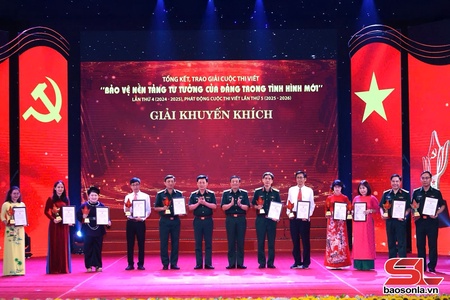 Báo Sơn La có 1 tác phẩm đoạt giải tại Cuộc thi viết “Bảo vệ nền tảng tư tưởng của Đảng trong tình hình mới” lần thứ IV