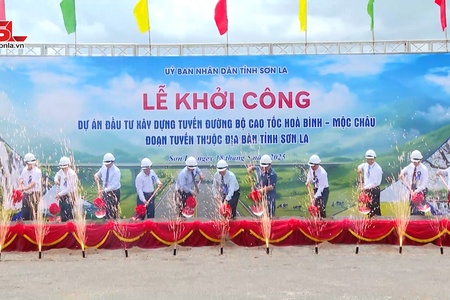 Khởi công Dự án đầu tư xây dựng tuyến đường bộ cao tốc Hòa Bình – Mộc Châu đoạn tuyến thuộc địa bàn tỉnh Sơn La