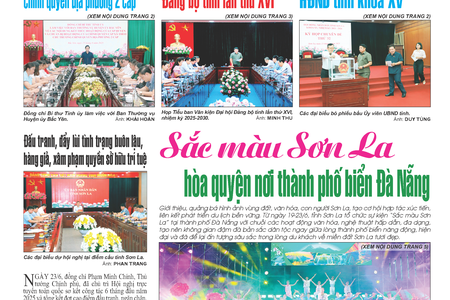 Báo Sơn La, thứ 3, ngày 24/6/2025