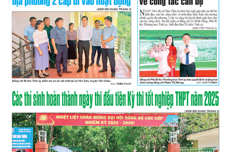 Báo Sơn La, thứ 6, ngày 27/6/2025