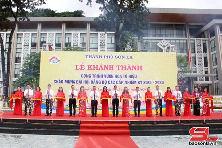 Khánh thành Vườn hoa Tô Hiệu, thành phố Sơn La