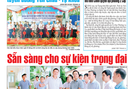 Báo Sơn La, thứ 2, ngày 30/6/2025