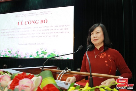 Bài phát biểu của đồng chí Đào Hồng Lan, Ủy viên Trung ương Đảng, Bộ trưởng Bộ Y tế tại Lễ công bố các nghị quyết, quyết định của Trung ương và địa phương về sắp xếp tổ chức bộ máy và đơn vị hành chính tỉnh Sơn La