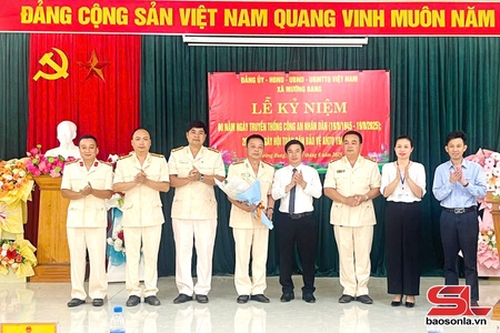 Xã Mường Bang tổ chức kỷ niệm 80 năm Ngày truyền thống Công an nhân dân