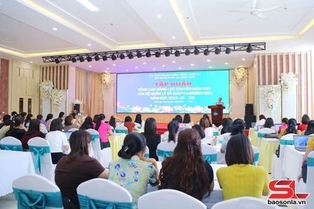 Tập huấn nâng cao năng lực chuyên môn cho giáo viên mầm non