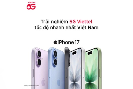 Viettel ra mắt gói cước 5G “chính hiệu” cho iPhone 17