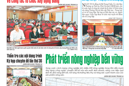 Báo Sơn La, thứ 5, ngày 30/10/2025