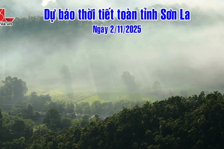 Dự báo thời tiết toàn tỉnh Sơn La ngày 2/11/2025
