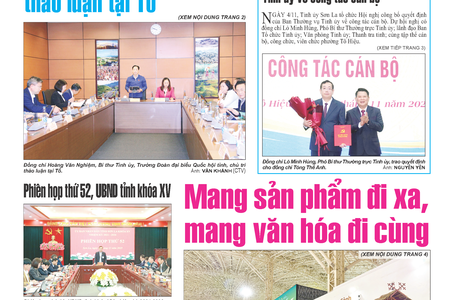 Báo Sơn La, thứ 4, ngày 5/11/2025