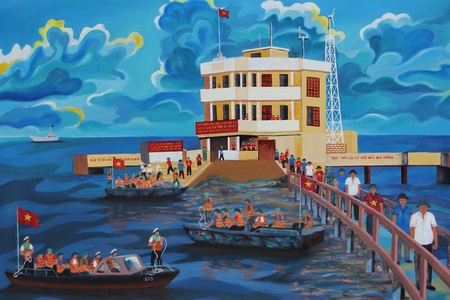 Đảo Đá Tây trong quần Đảo Trường Sa  