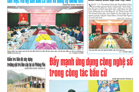 Báo Sơn La, thứ 5, ngày 12/3/2026