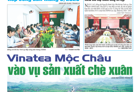 Báo Sơn La, thứ 3, ngày 17/3/2026