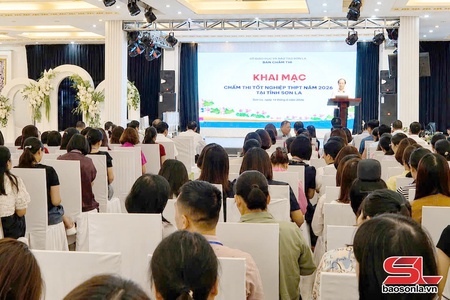 Sơn La 158 cán bộ, giáo viên tham gia chấm thi tốt nghiệp THPT năm 2026