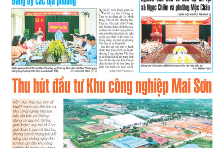 Báo Sơn La, thứ 4, ngày 17/6/2026