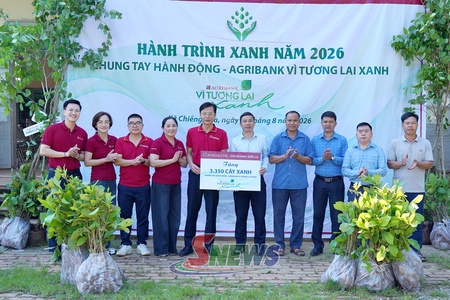 Chương trình “Chung tay hành động - Agribank vì tương lai xanh” tại xã Chiềng Hoa