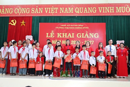 Trường TH&THCS Chiềng Bằng tổ chức Lễ khai giảng năm học 2026 - 2027